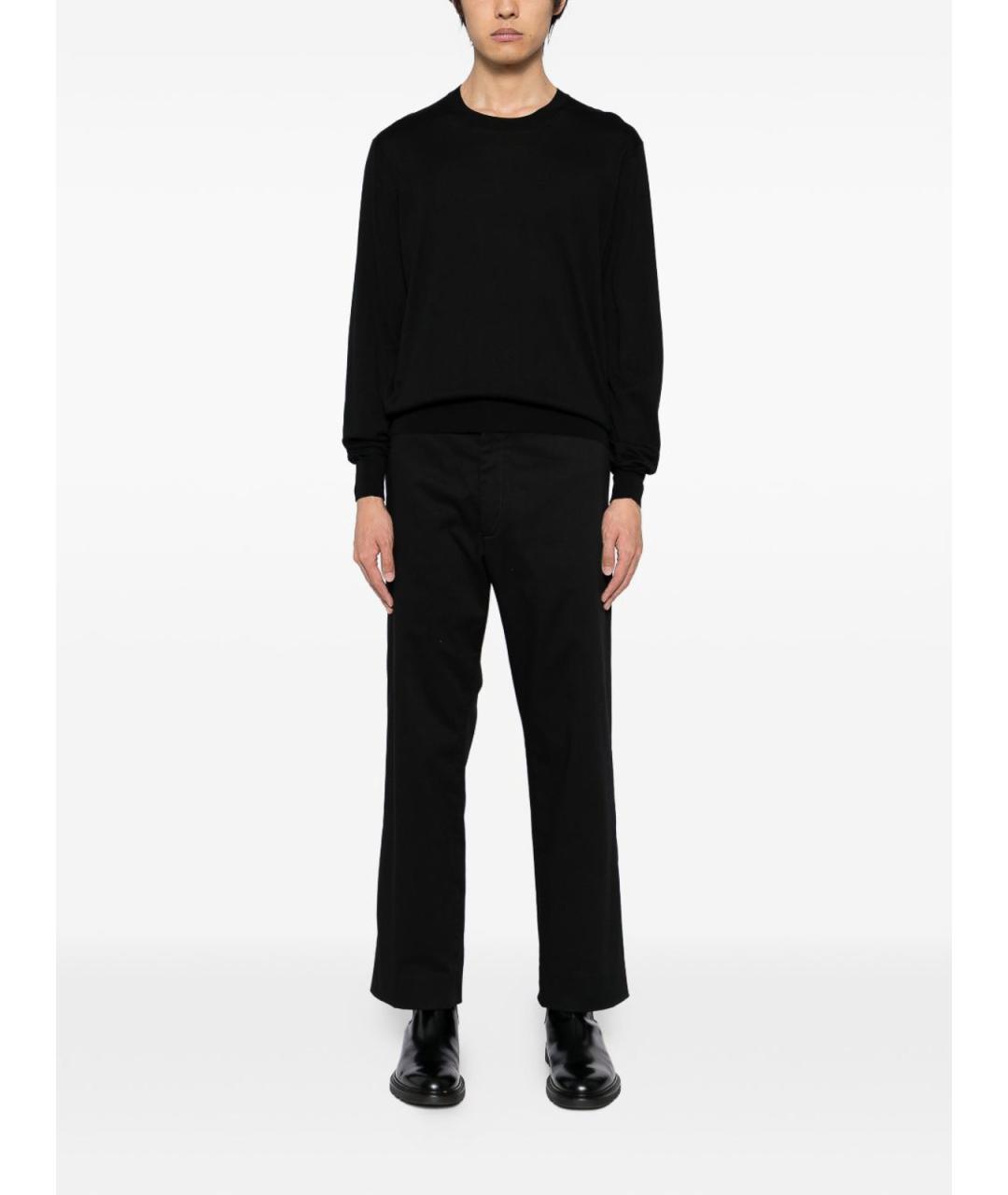 TOM FORD Черный хлопковый джемпер / свитер, фото 2