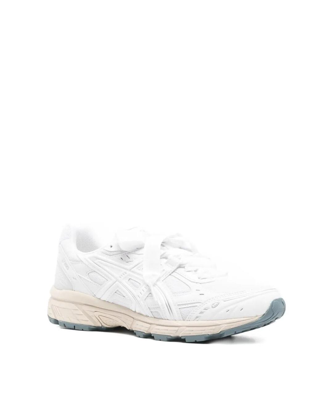 ASICS Белые кожаные кроссовки, фото 3