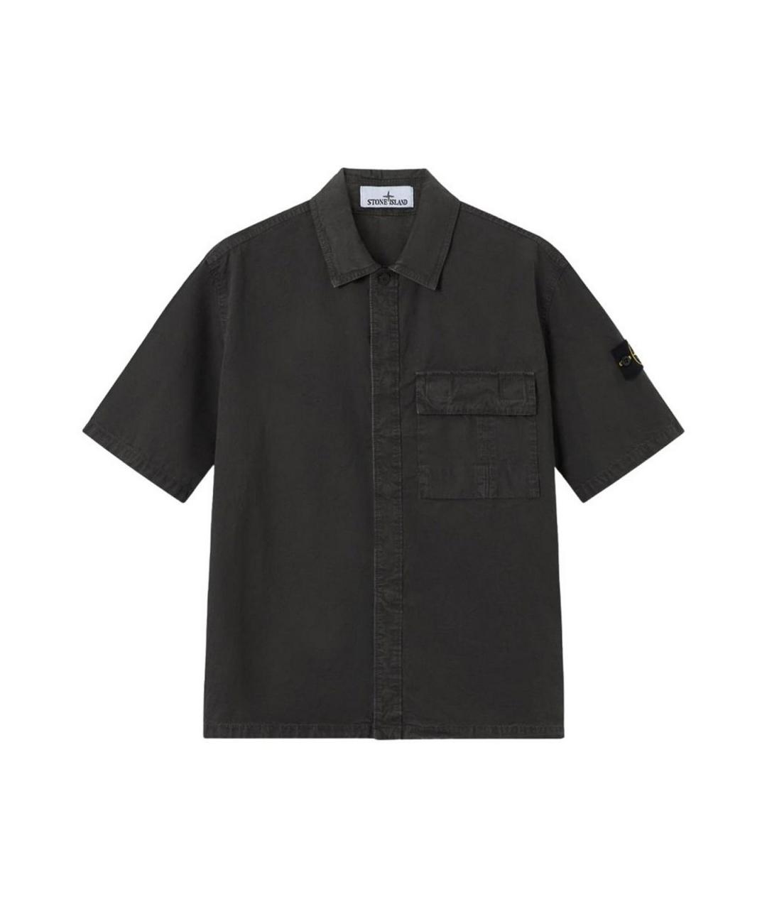 STONE ISLAND Хлопковая кэжуал рубашка, фото 1
