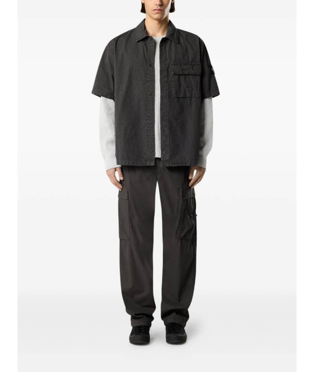 STONE ISLAND Хлопковая кэжуал рубашка, фото 2