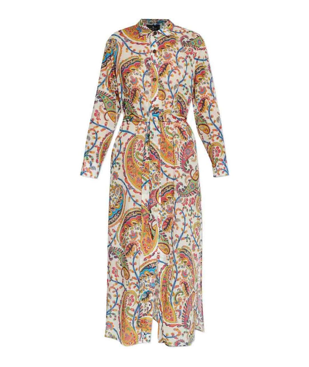 ETRO Мульти хлопковое повседневное платье, фото 1