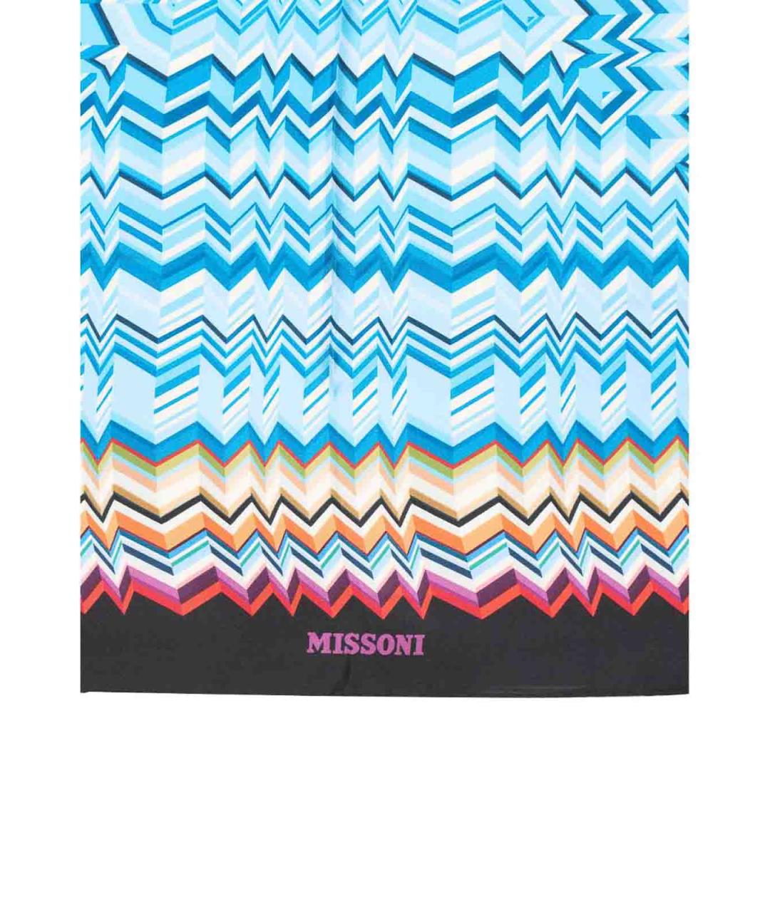 MISSONI Мульти шелковый шарф, фото 2