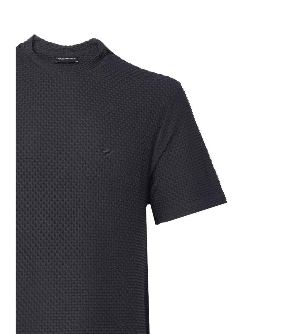 EMPORIO ARMANI Черная футболка, фото 3