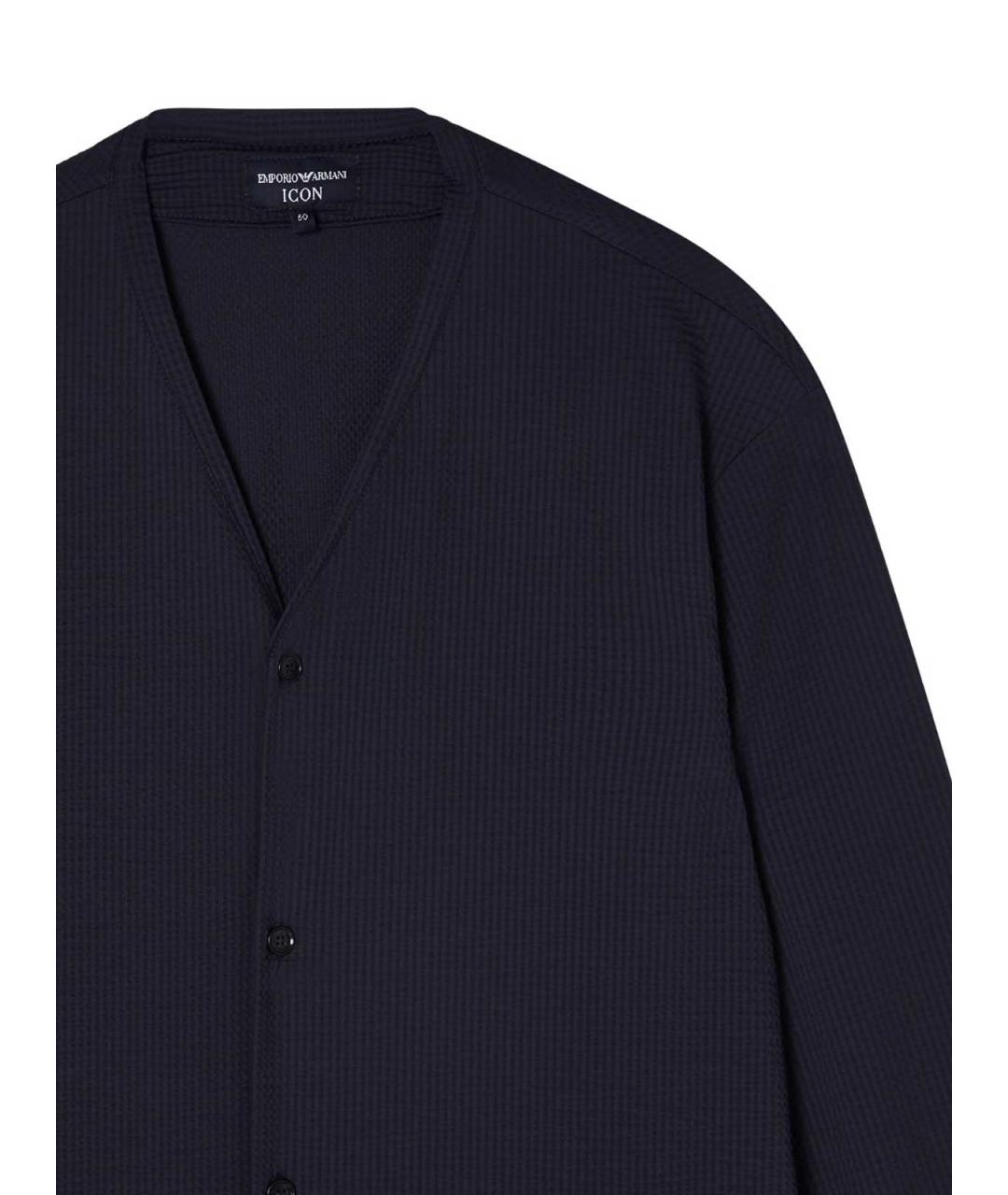 EMPORIO ARMANI Синяя кэжуал рубашка, фото 3