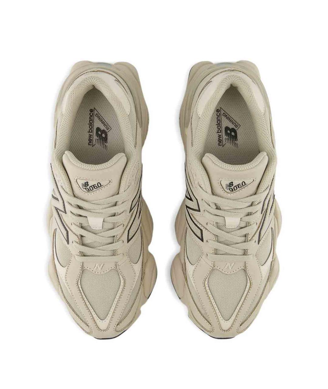 NEW BALANCE Бежевые кожаные кроссовки, фото 3