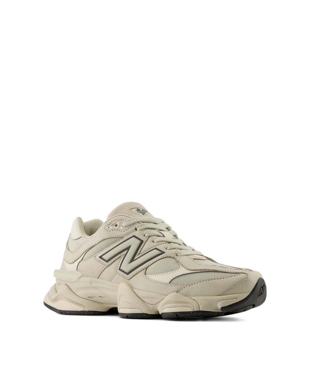 NEW BALANCE Бежевые кожаные кроссовки, фото 4