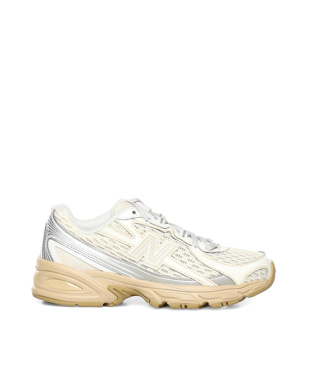 NEW BALANCE Бежевые кожаные кроссовки, фото 1
