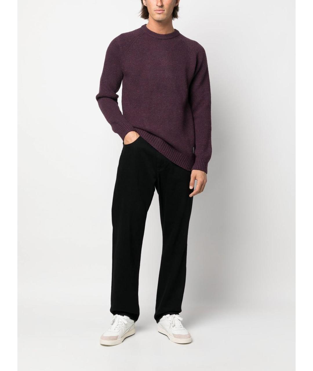 CARHARTT Бордовый шерстяной джемпер / свитер, фото 5