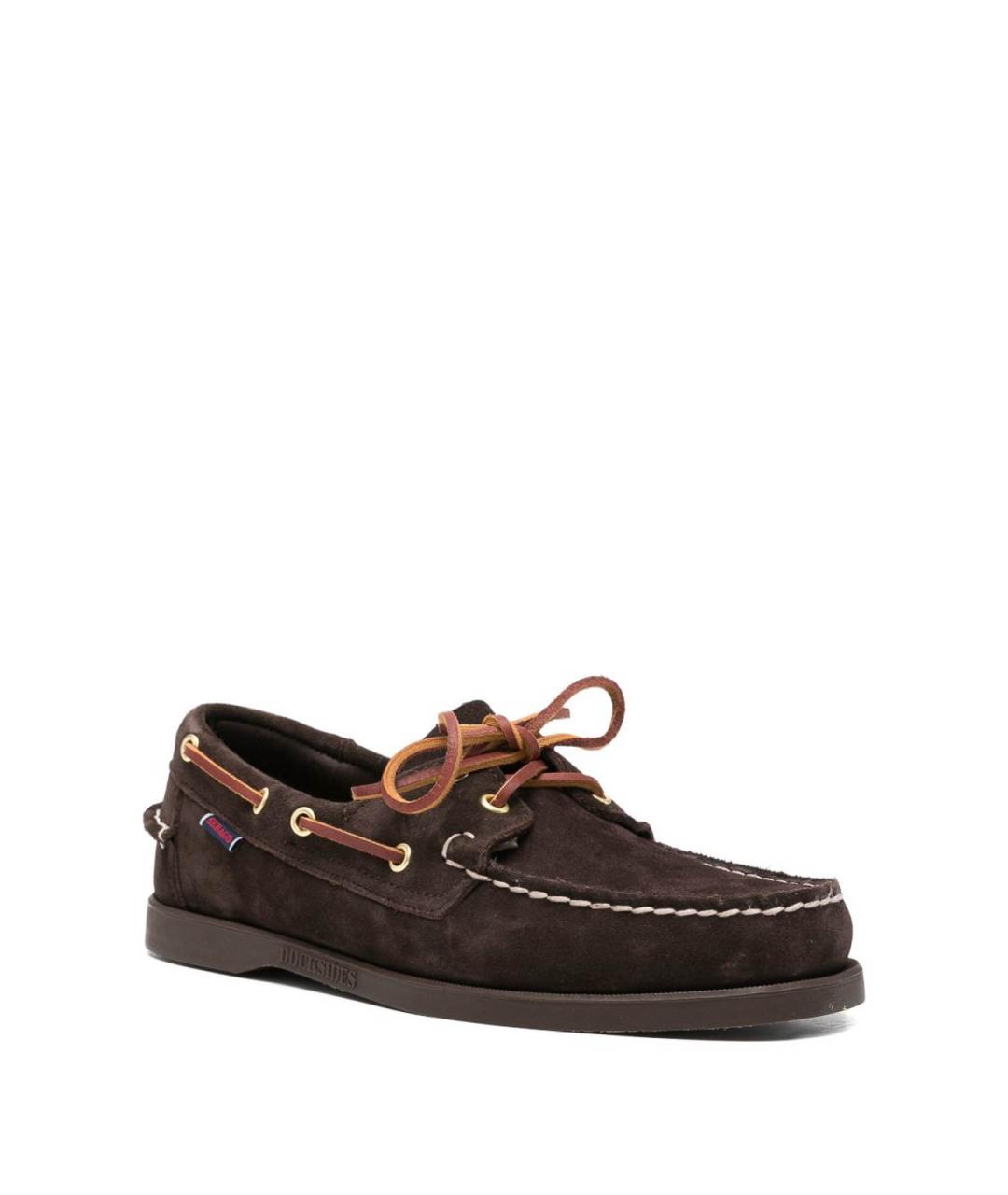SEBAGO Коричневые кожаные лоферы, фото 4