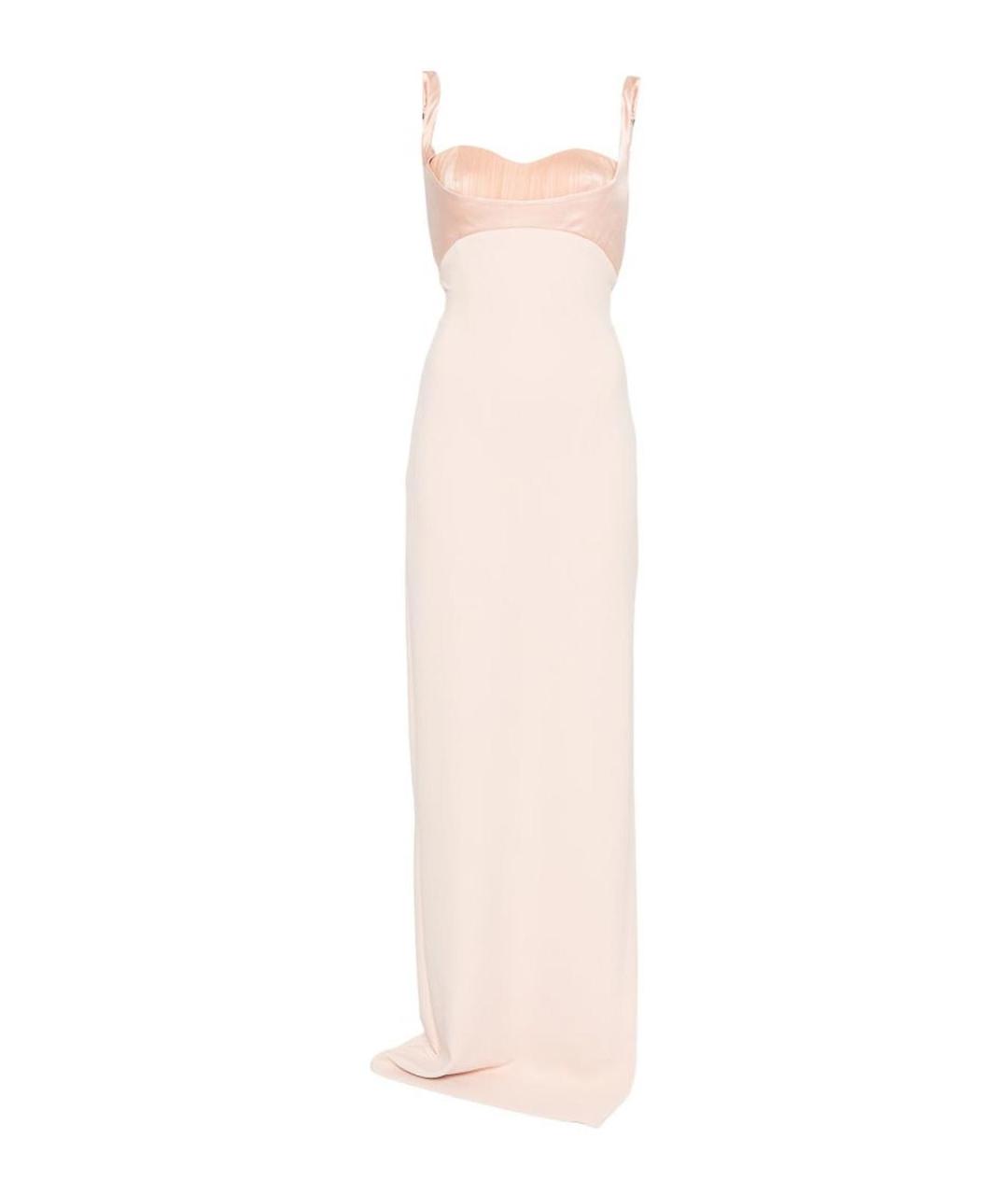 PRONOVIAS Розовое полиэстеровое вечернее платье, фото 1