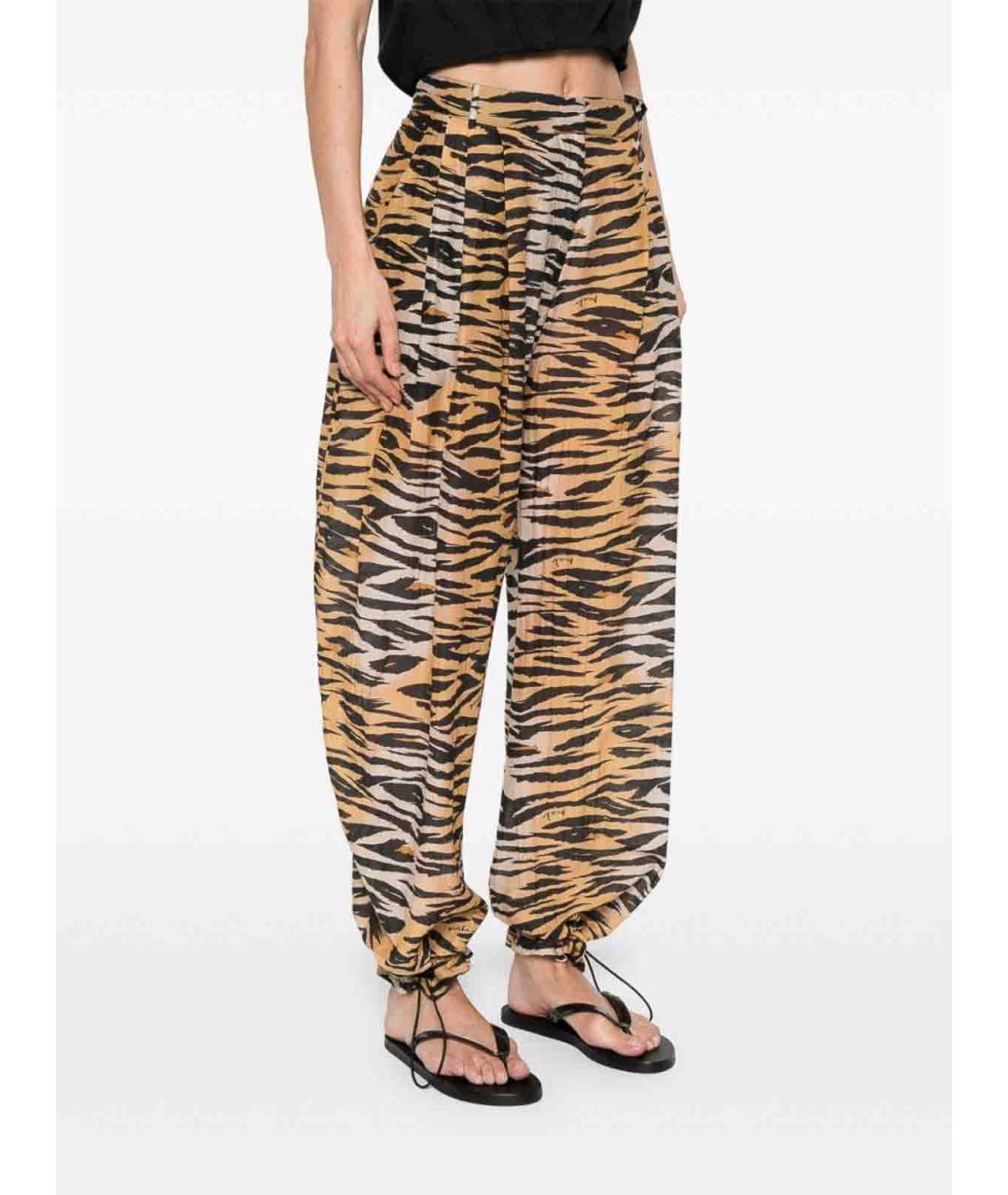 PINKO Мульти хлопковые брюки широкие, фото 4