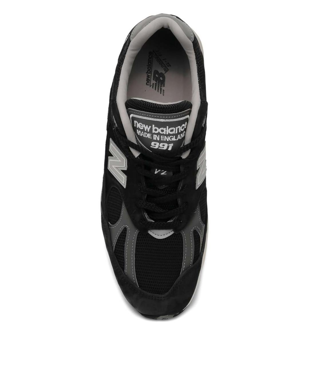 NEW BALANCE Черные замшевые низкие кроссовки / кеды, фото 4
