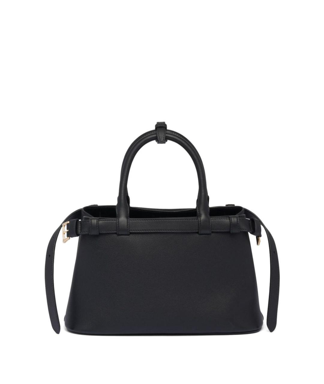 PRADA Черная кожаная сумка тоут, фото 5