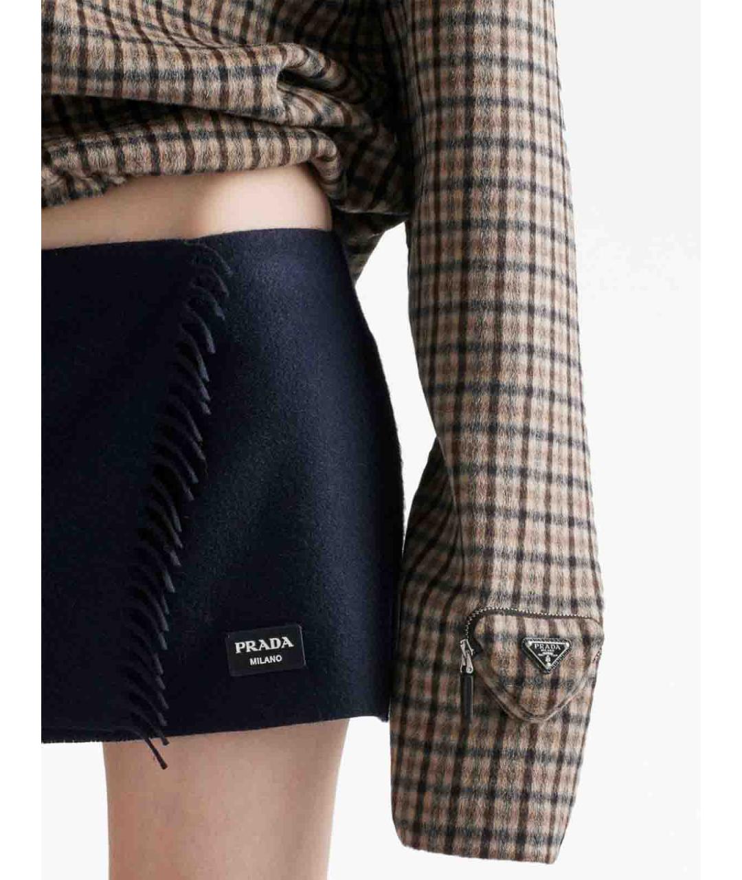 PRADA Бежевый шерстяной джемпер / свитер, фото 4