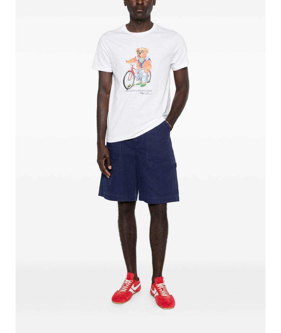 POLO RALPH LAUREN Белая хлопковая футболка, фото 4