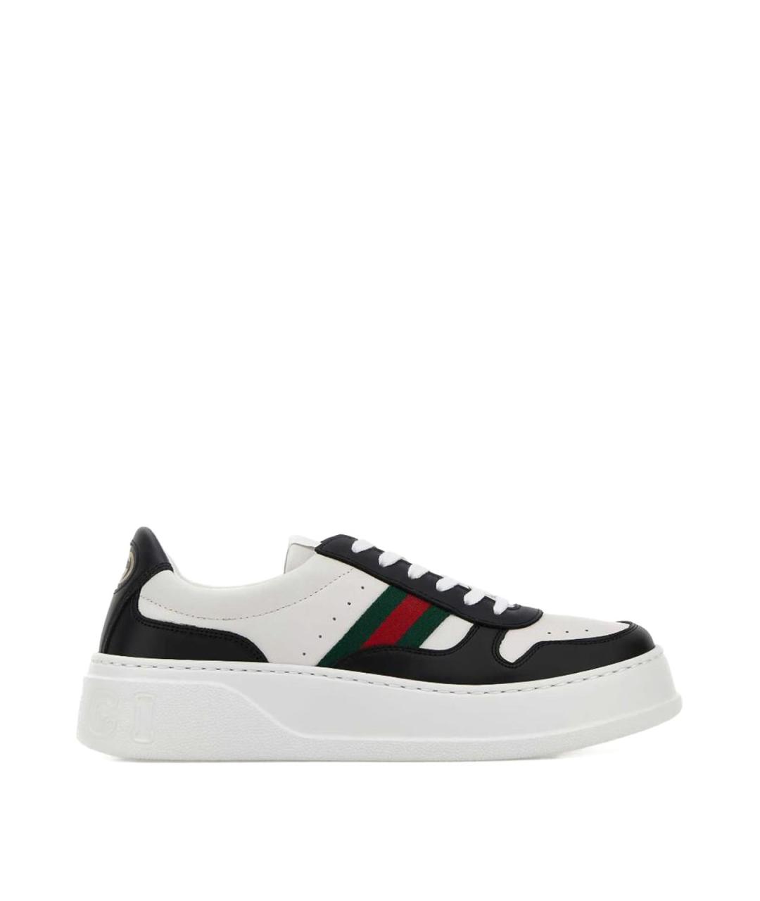 GUCCI Мульти кожаные кеды, фото 1