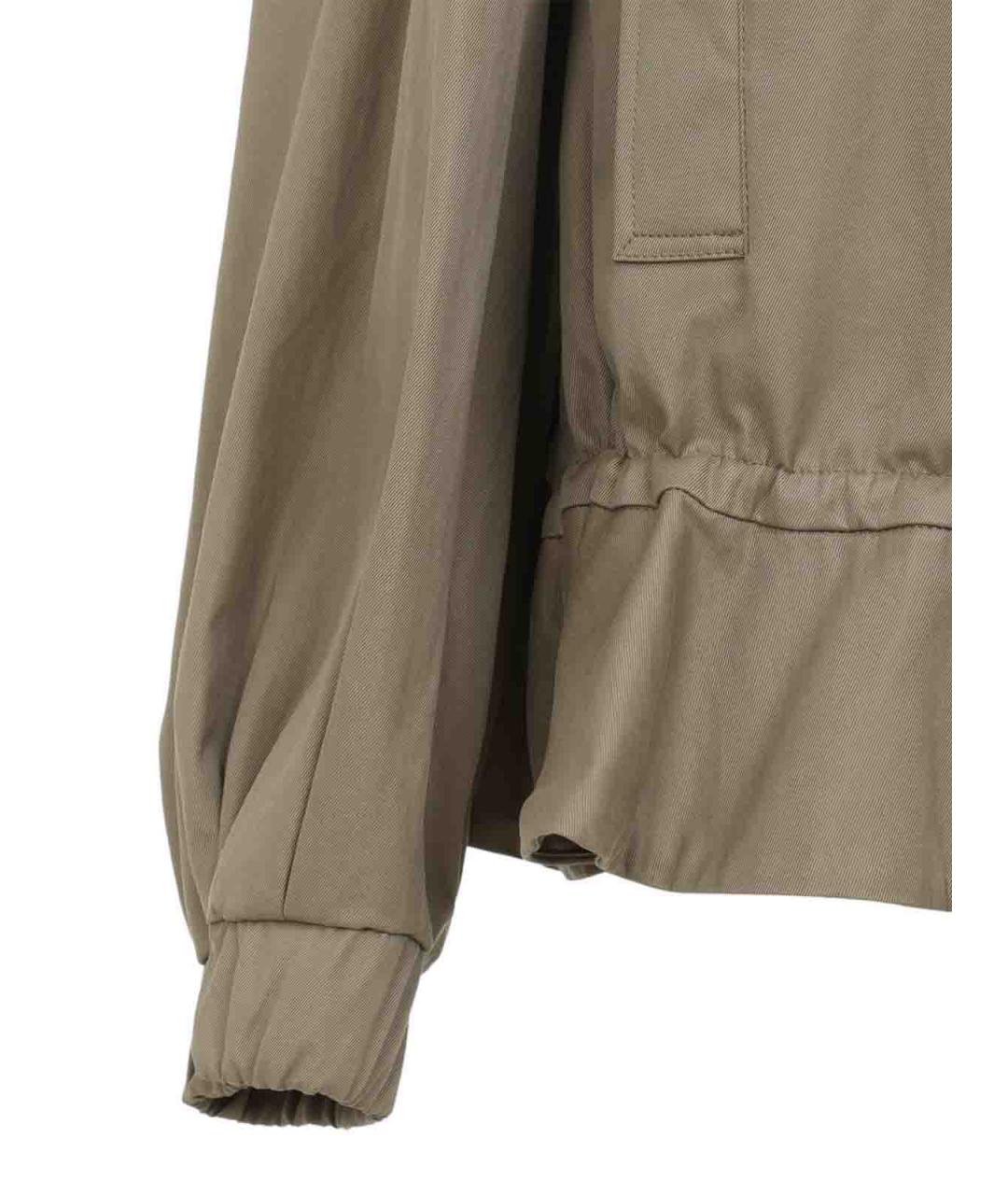 DRIES VAN NOTEN Коричневая хлопковая куртка, фото 3