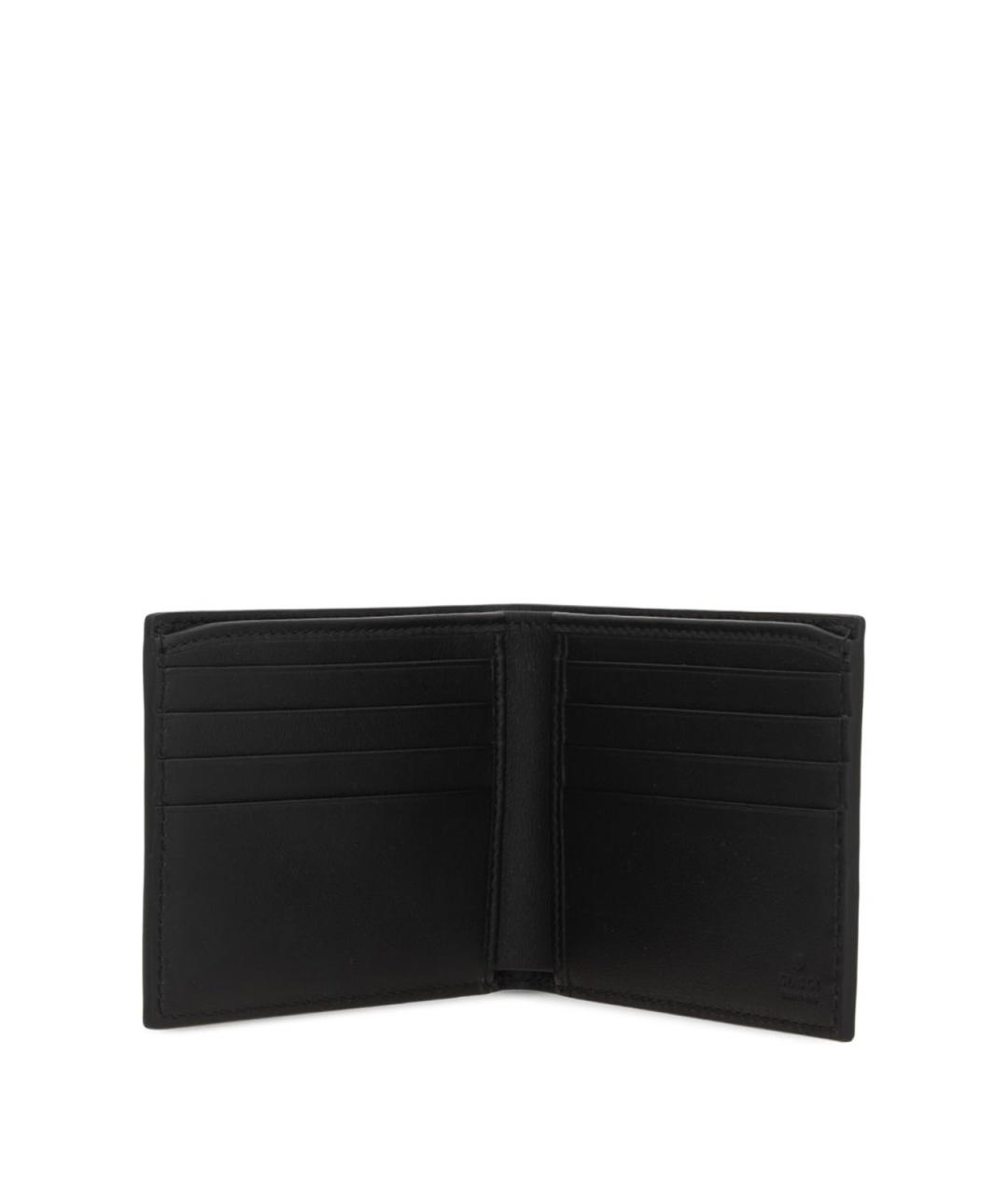 GUCCI Черный кожаный кошелек, фото 3