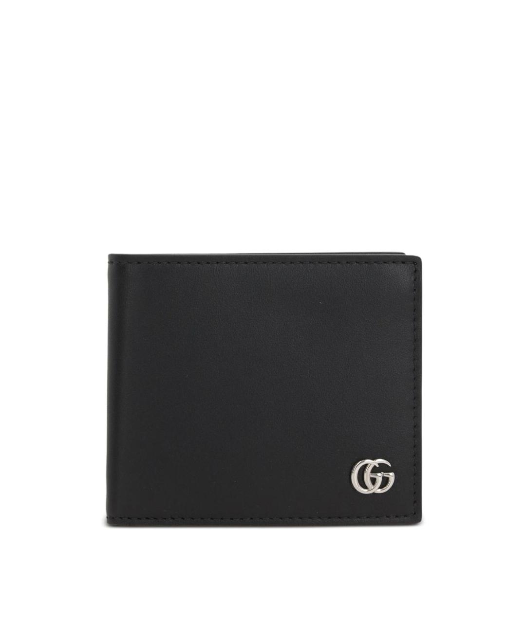 GUCCI Черный кожаный кошелек, фото 1