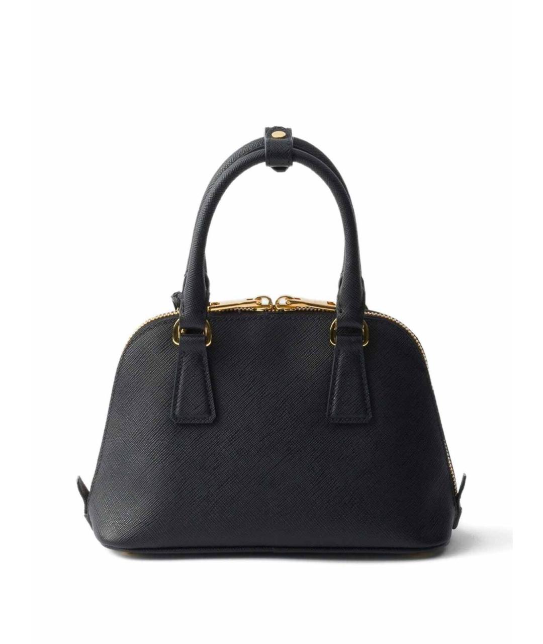 PRADA Черная кожаная сумка тоут, фото 2