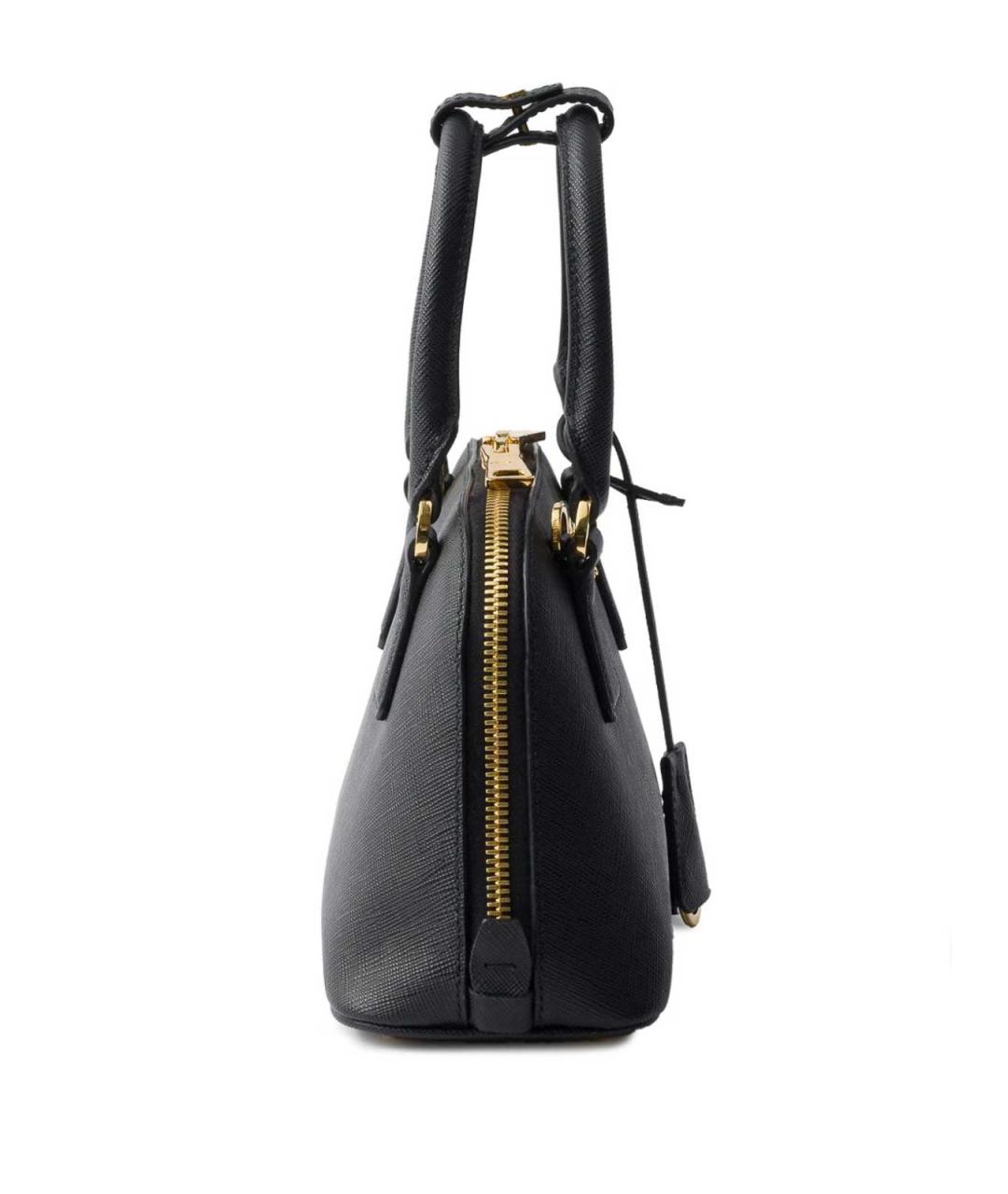PRADA Черная кожаная сумка тоут, фото 5