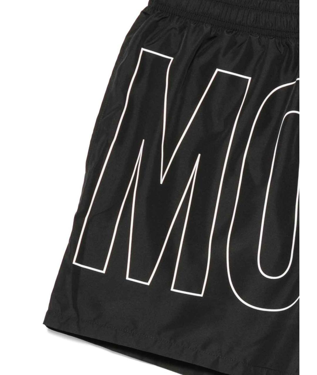 MOSCHINO Черные полиэстеровые шорты, фото 2