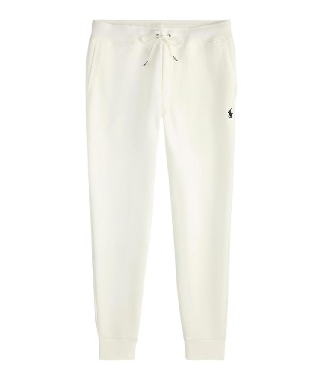 POLO RALPH LAUREN Белые хлопковые повседневные брюки, фото 1