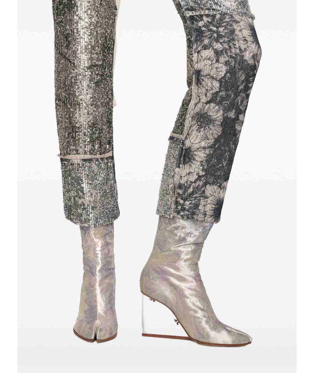 MAISON MARGIELA Мульти брюки широкие, фото 4