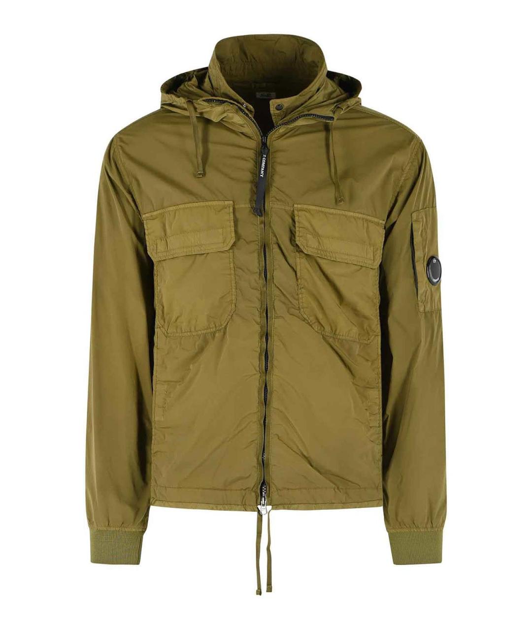 CP COMPANY Зеленая полиамидовая куртка, фото 1