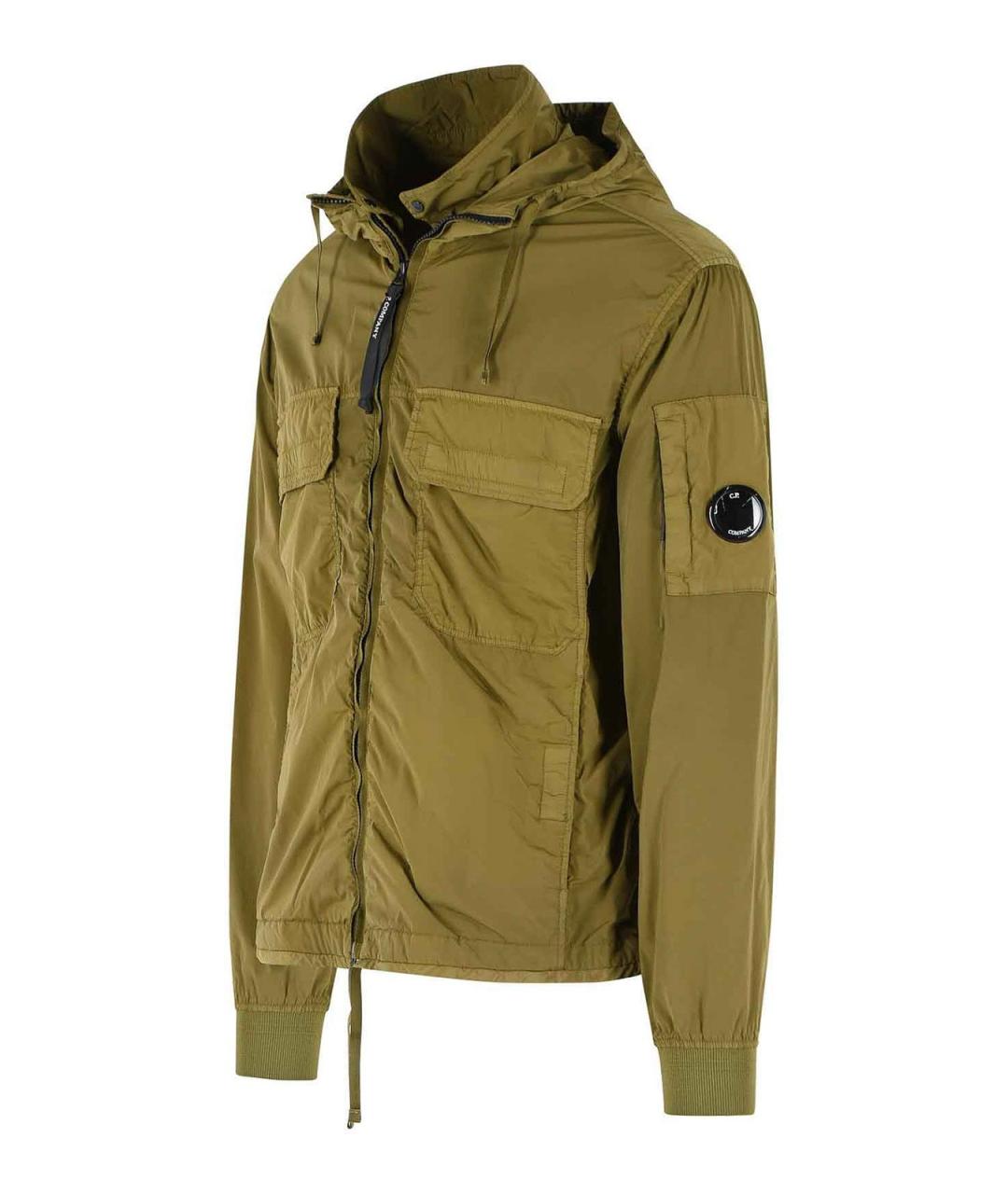 CP COMPANY Зеленая полиамидовая куртка, фото 3