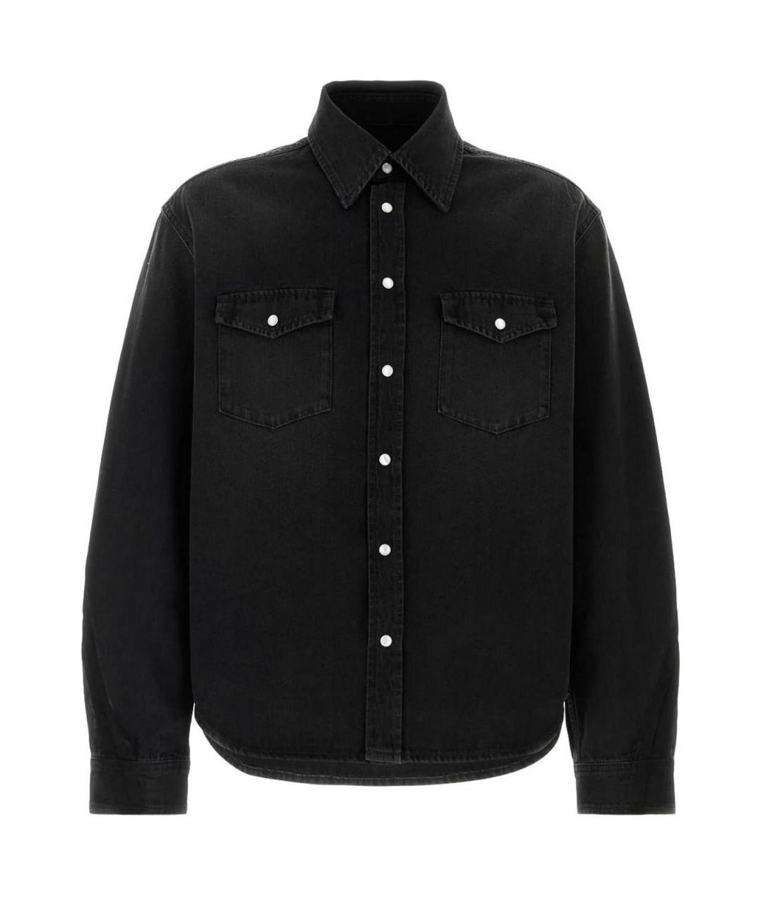 GIVENCHY Черная хлопковая кэжуал рубашка, фото 1