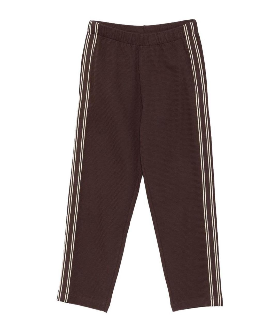 HUGO BOSS Коричневые хлопковые повседневные брюки, фото 1