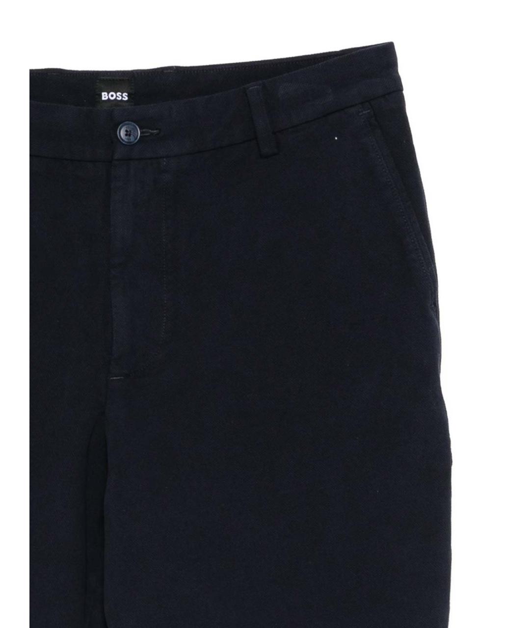 HUGO BOSS Темно-синие хлопковые шорты, фото 3