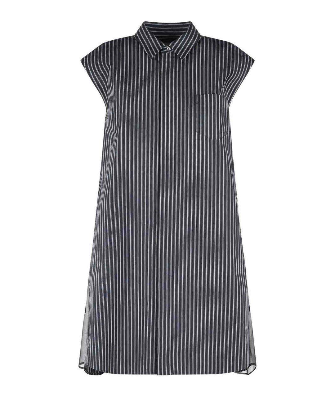 SACAI Мульти хлопковое повседневное платье, фото 1