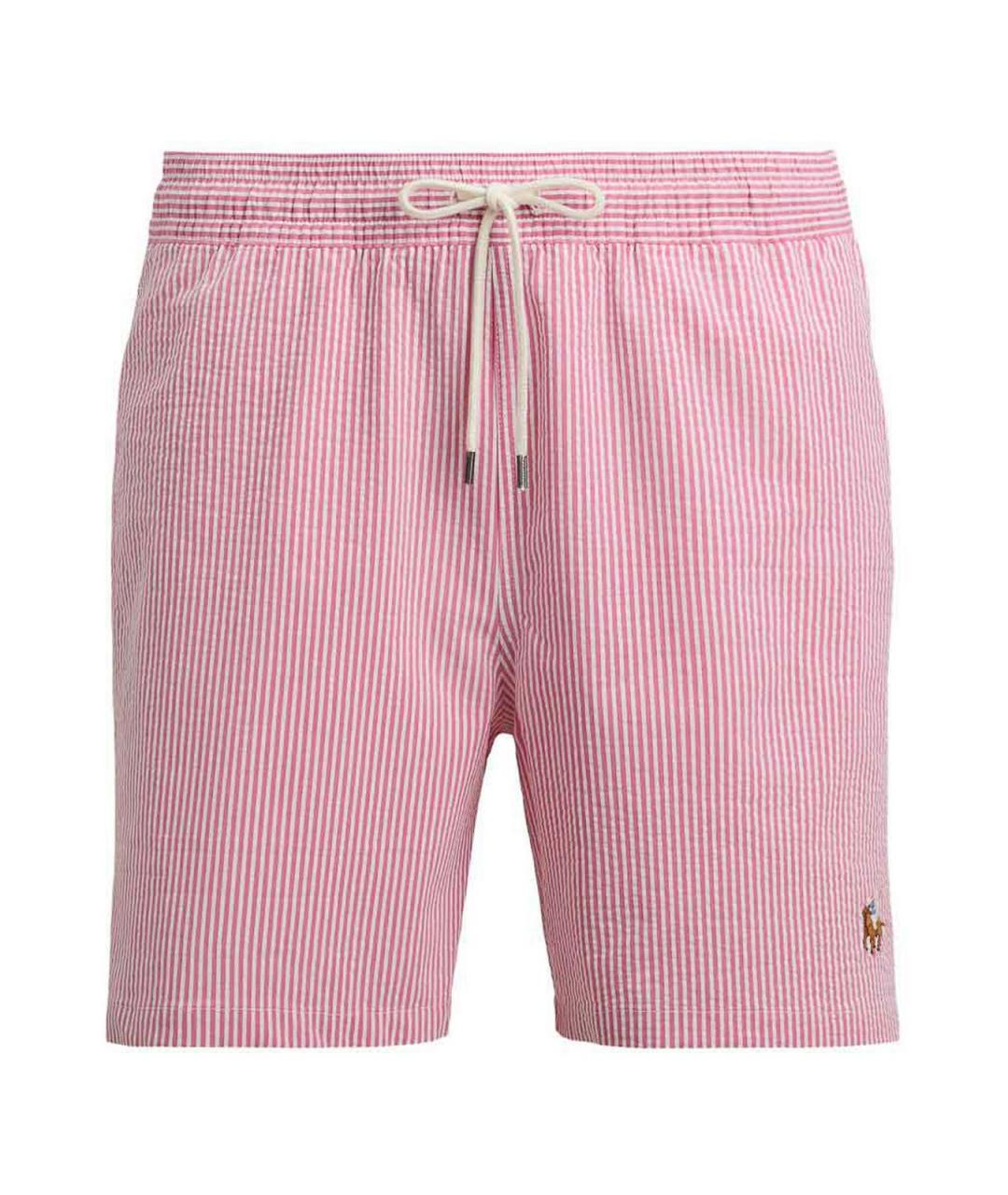 POLO RALPH LAUREN Розовые полиэстеровые шорты, фото 1