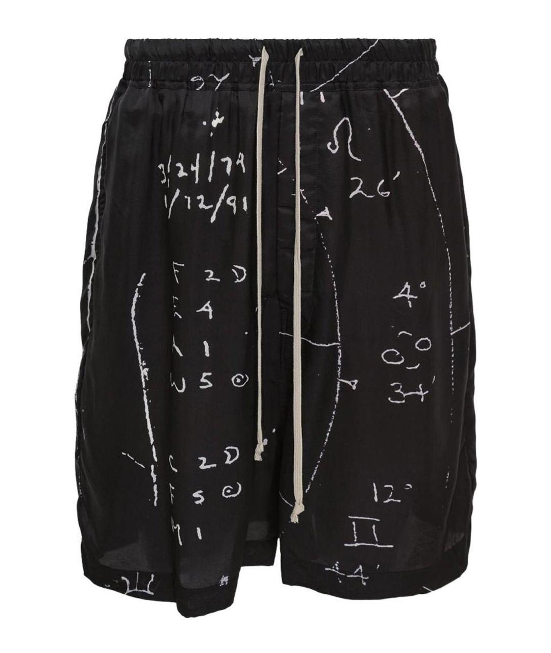 RICK OWENS Черные шорты, фото 1
