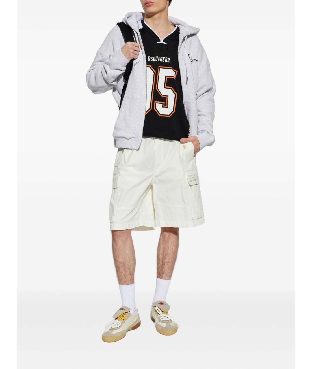 DSQUARED2 Белые шорты, фото 2