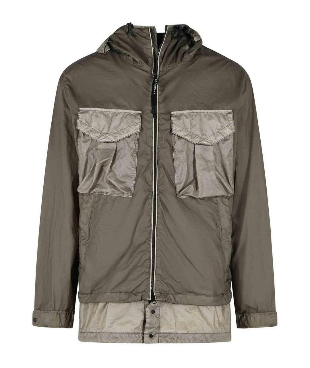 CP COMPANY Зеленая полиамидовая куртка, фото 1