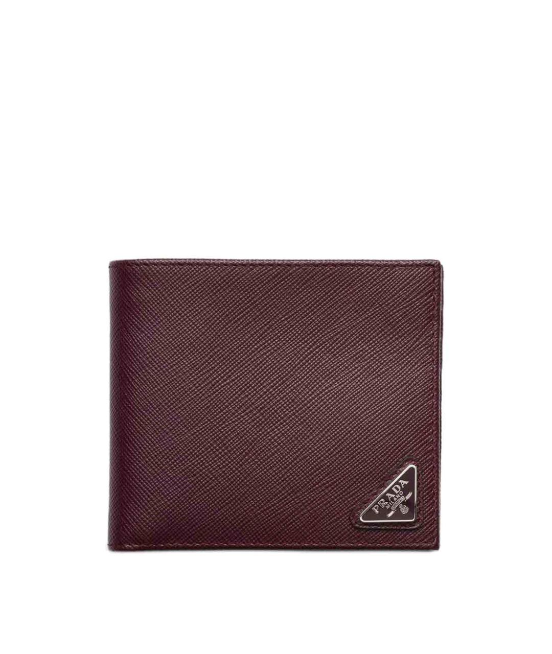 PRADA Бордовый кошелек, фото 1