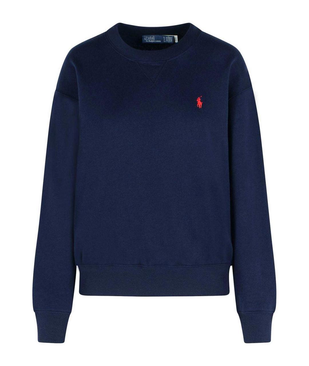 POLO RALPH LAUREN Синий хлопковый джемпер / свитер, фото 1