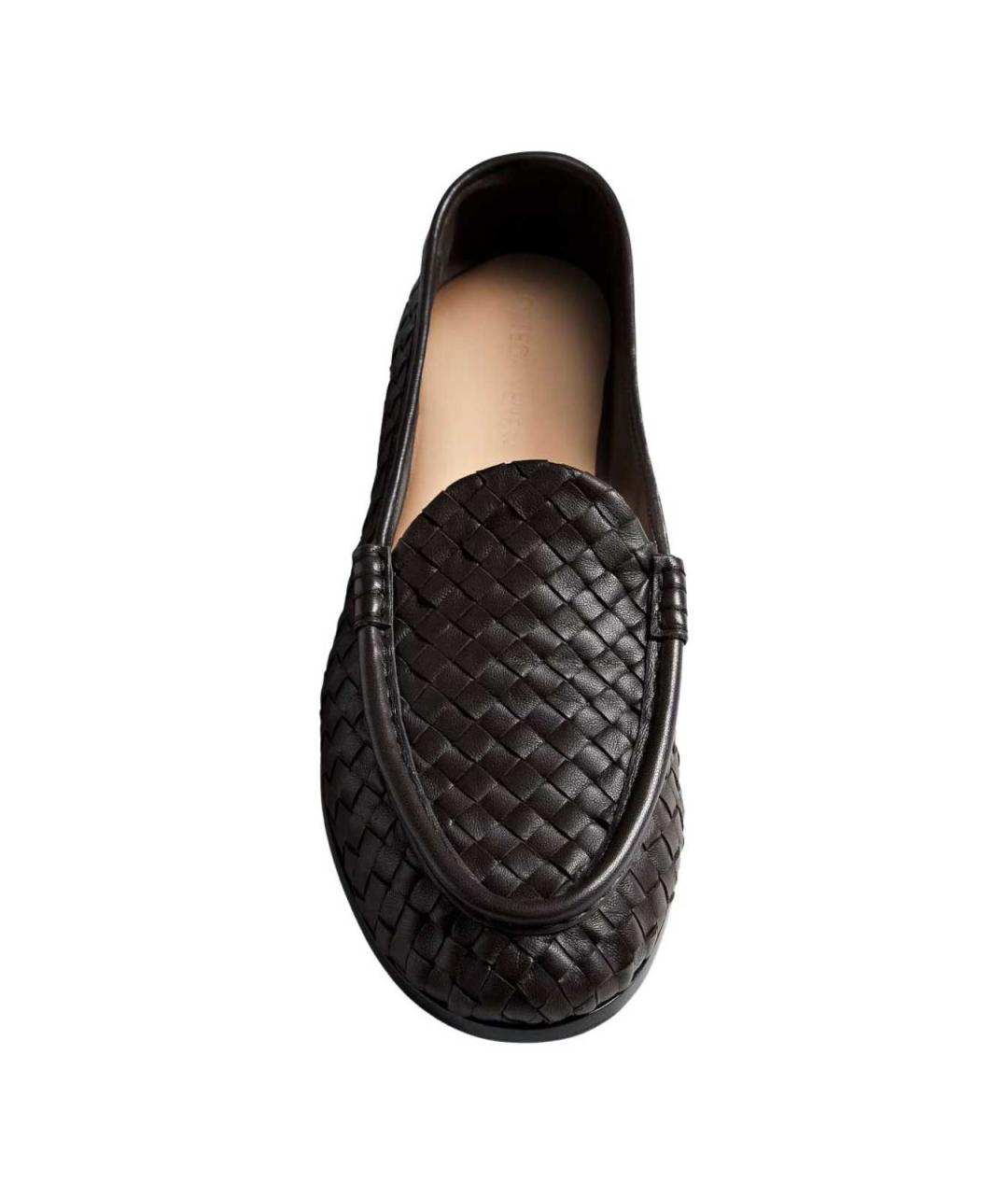 BOTTEGA VENETA Коричневые кожаные лоферы, фото 2
