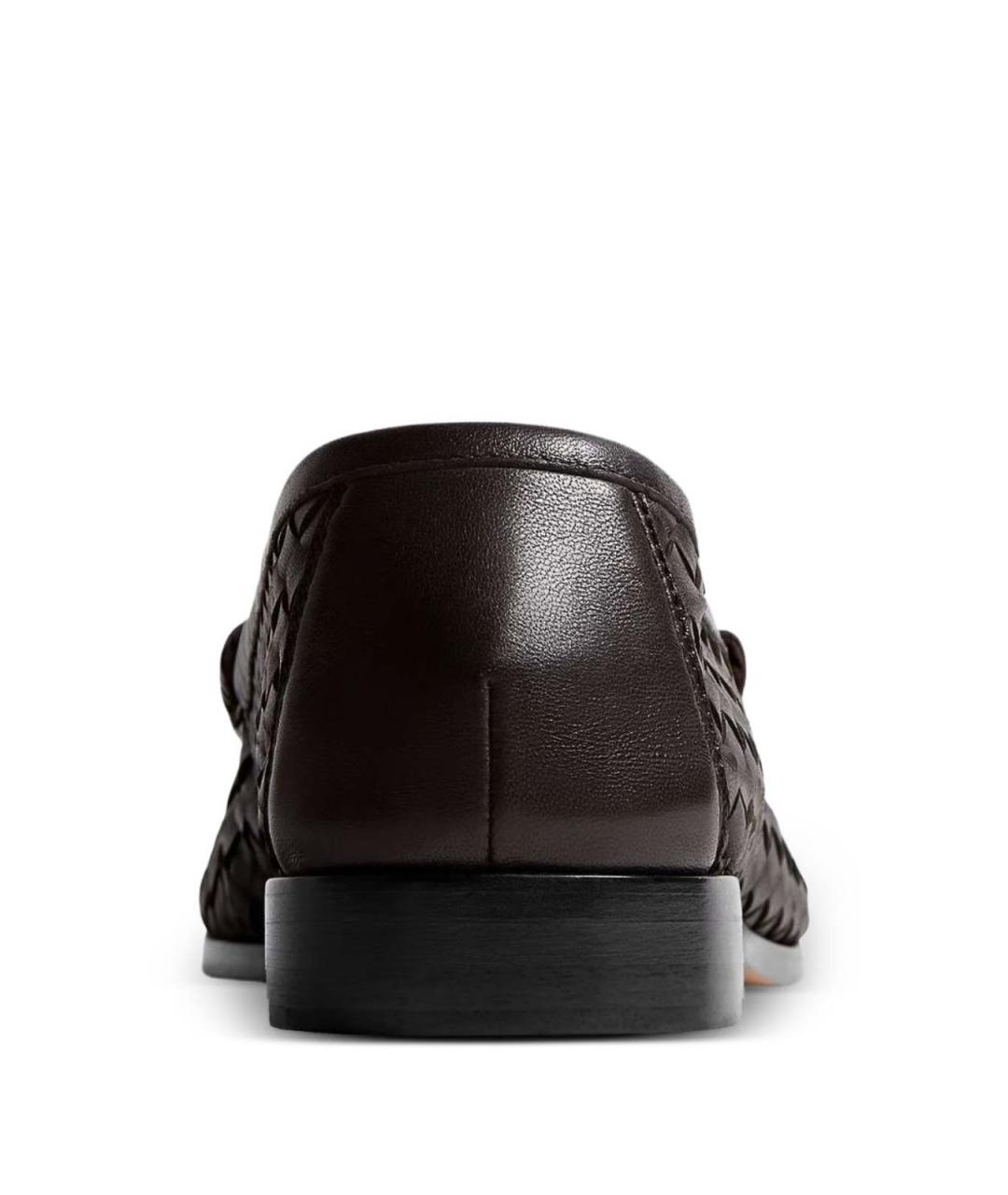 BOTTEGA VENETA Коричневые кожаные лоферы, фото 3