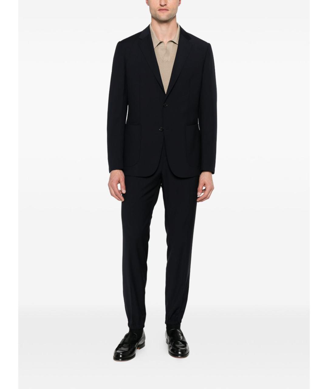 ZEGNA Черный классический костюм, фото 3
