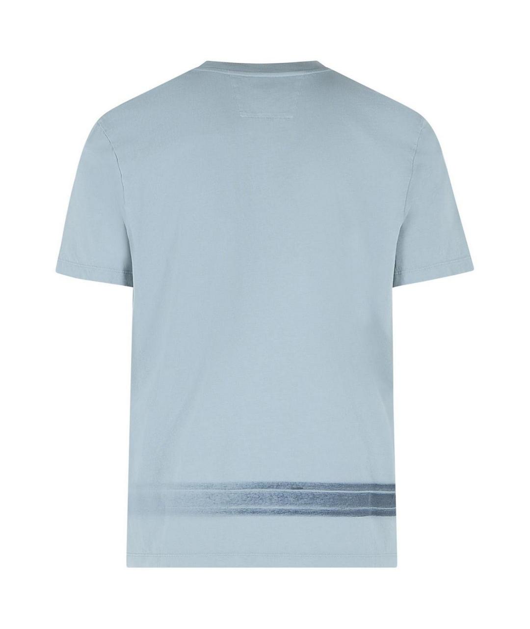 CP COMPANY Серая хлопковая футболка, фото 2