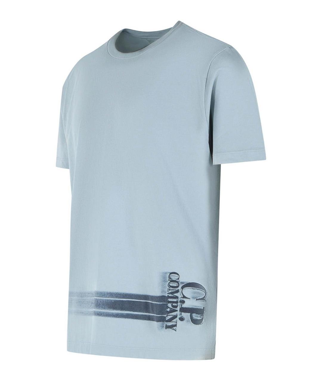 CP COMPANY Серая хлопковая футболка, фото 3