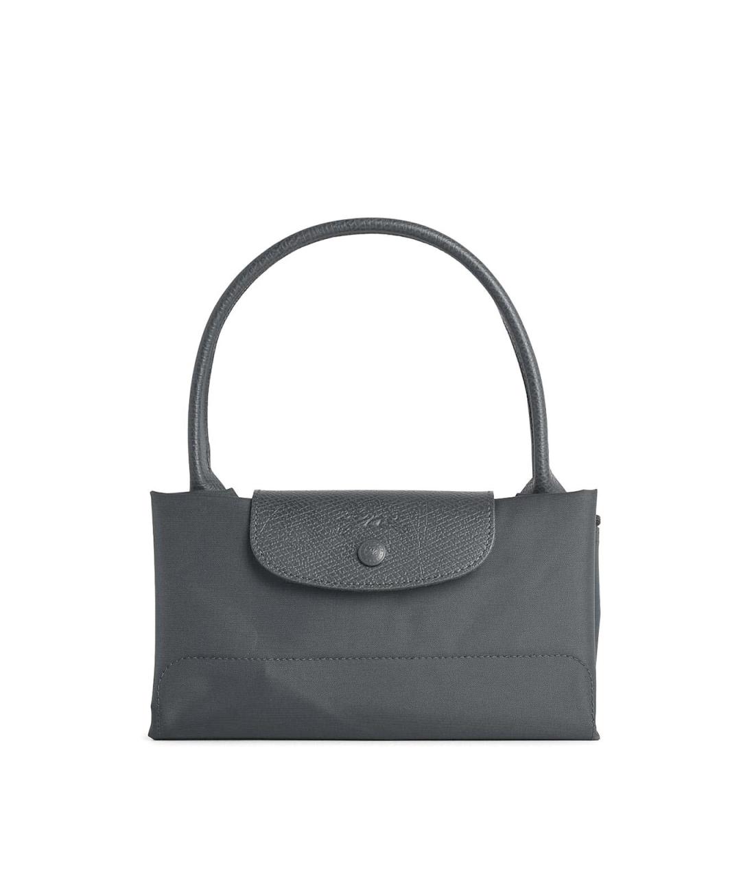 LONGCHAMP Серая тканевая сумка тоут, фото 1