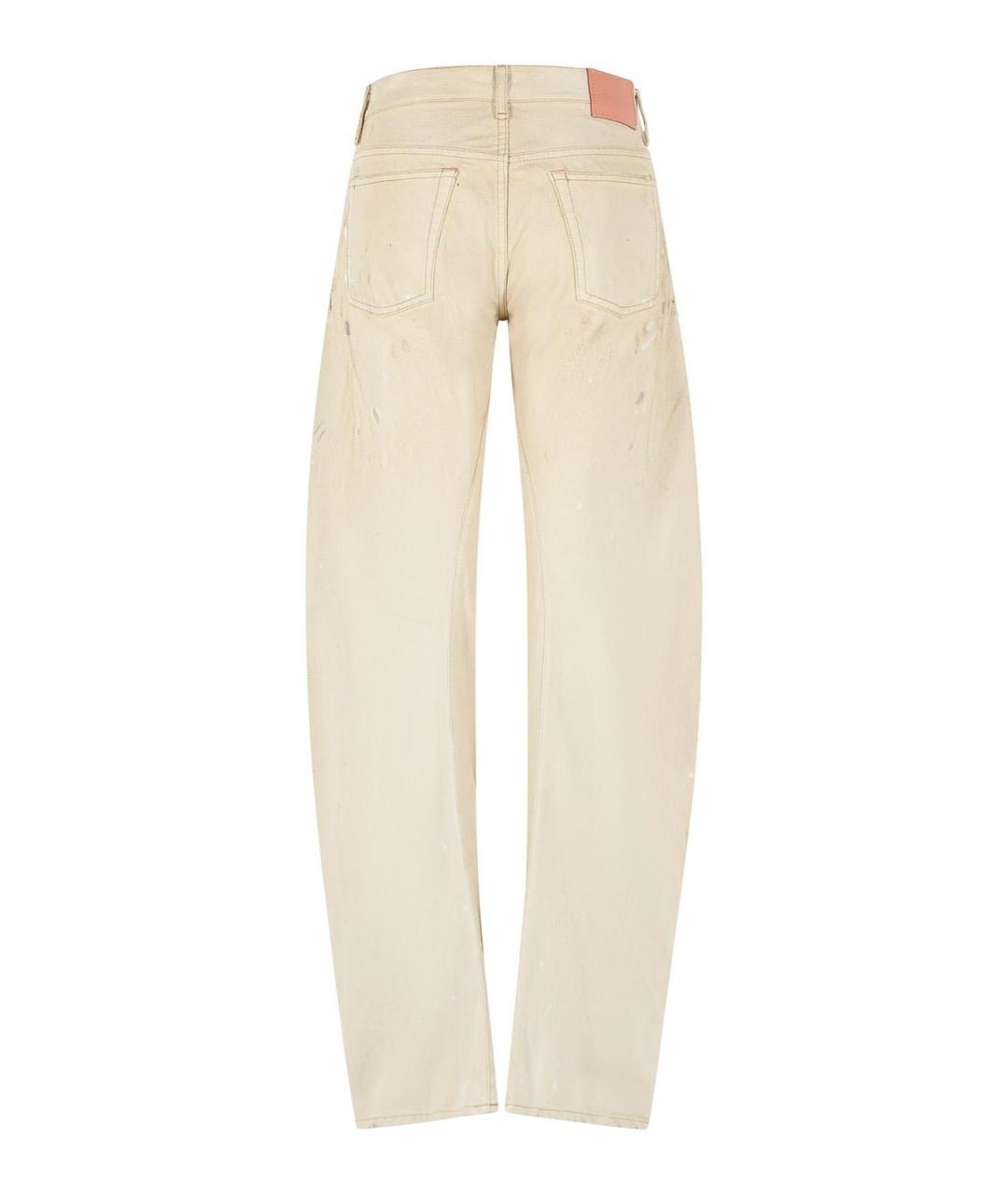 ACNE STUDIOS Хлопковые прямые джинсы, фото 2