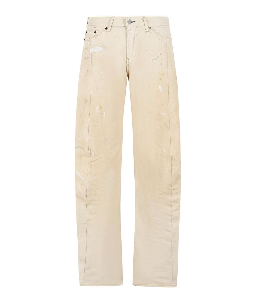 ACNE STUDIOS Хлопковые прямые джинсы, фото 1