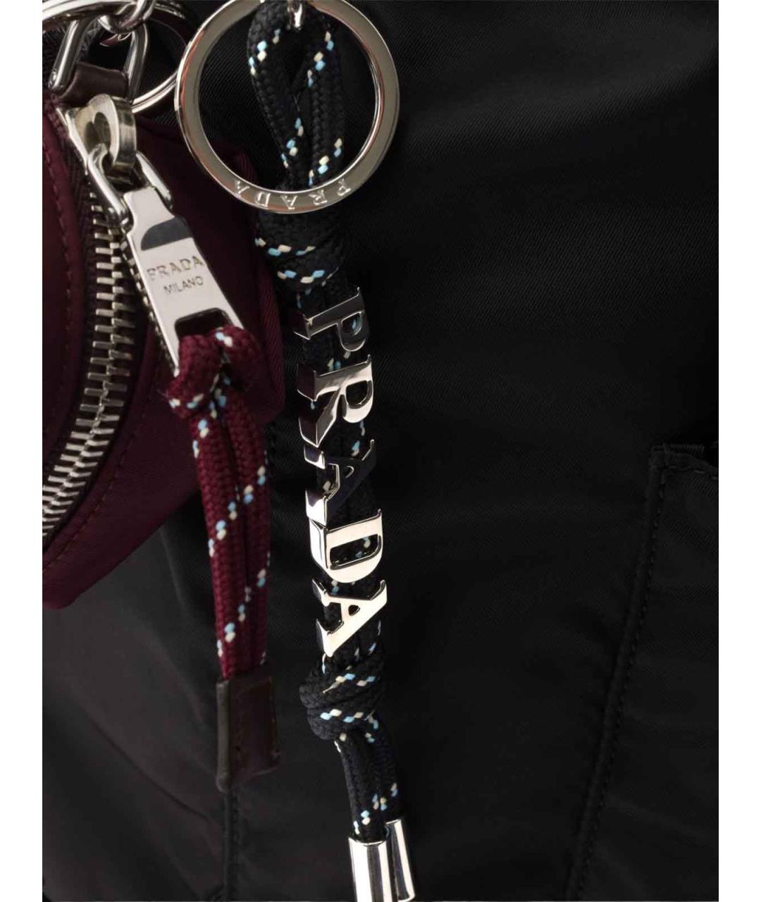 PRADA Черная ключница, фото 2