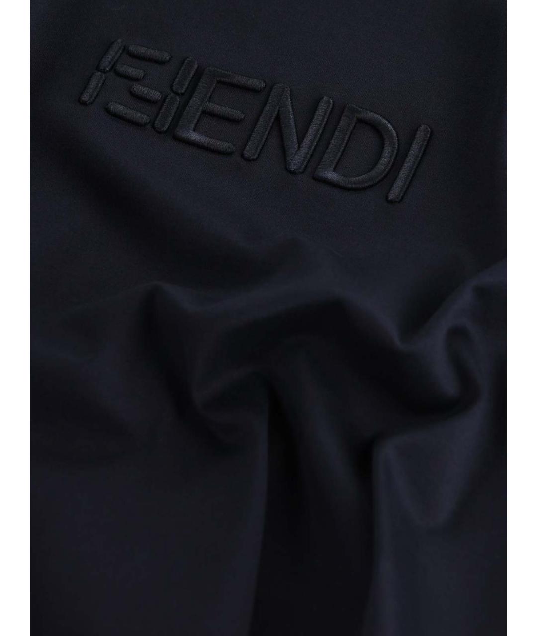 FENDI Синяя футболка, фото 2